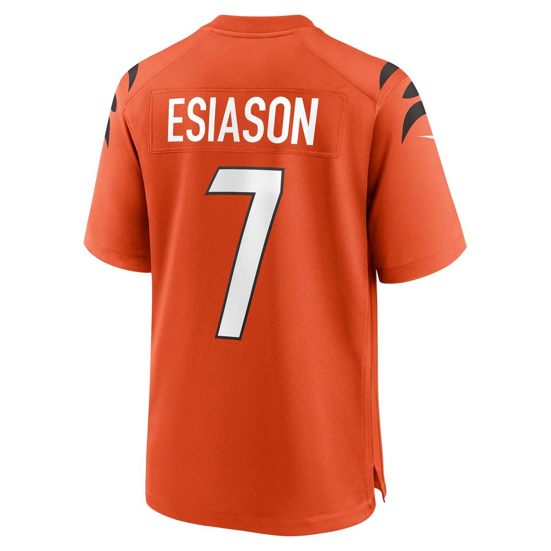 Boomer Esiason Cincinnati Bengals Nike Orange Retired Player Alternate Game Jersey