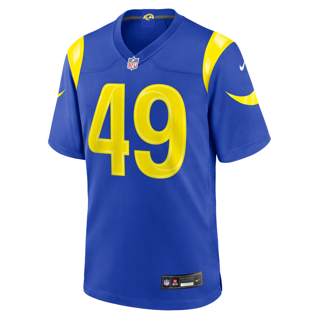 Joe Cardona Los Angeles Rams Nike Royal Team Game Jersey
