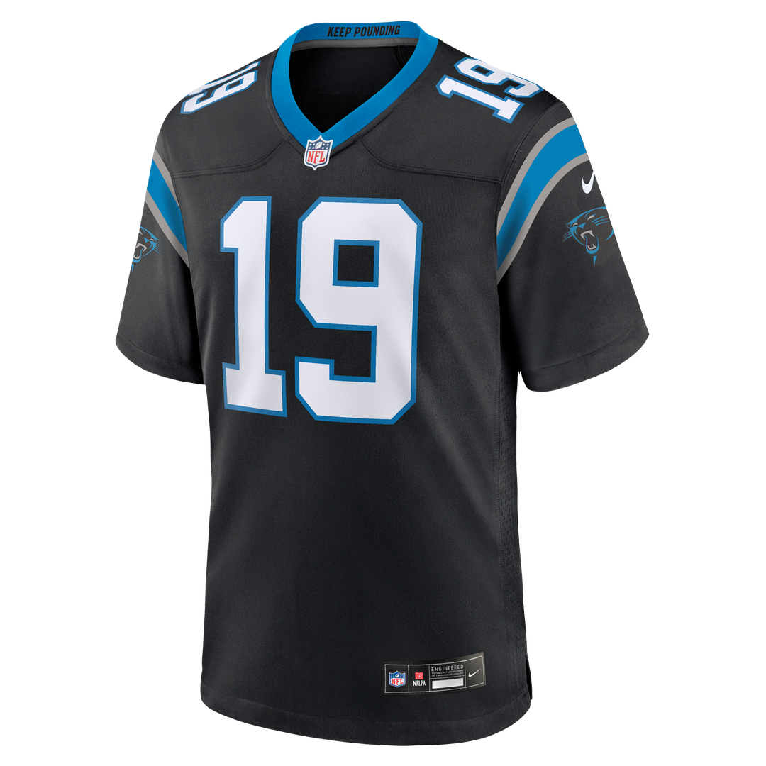 Chris Brazzell II Carolina Panthers Nike Black Team Game Jersey