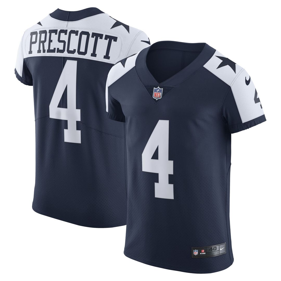 Dak Prescott Dallas Cowboys Nike White Vapor Elite Player Jersey
