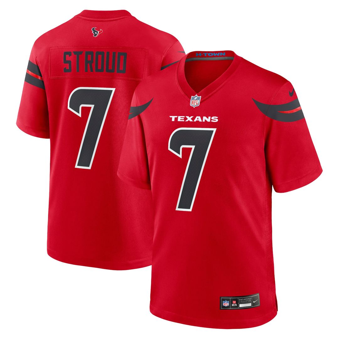 C.J. Stroud Houston Texans Nike Red Alternate Game Jersey
