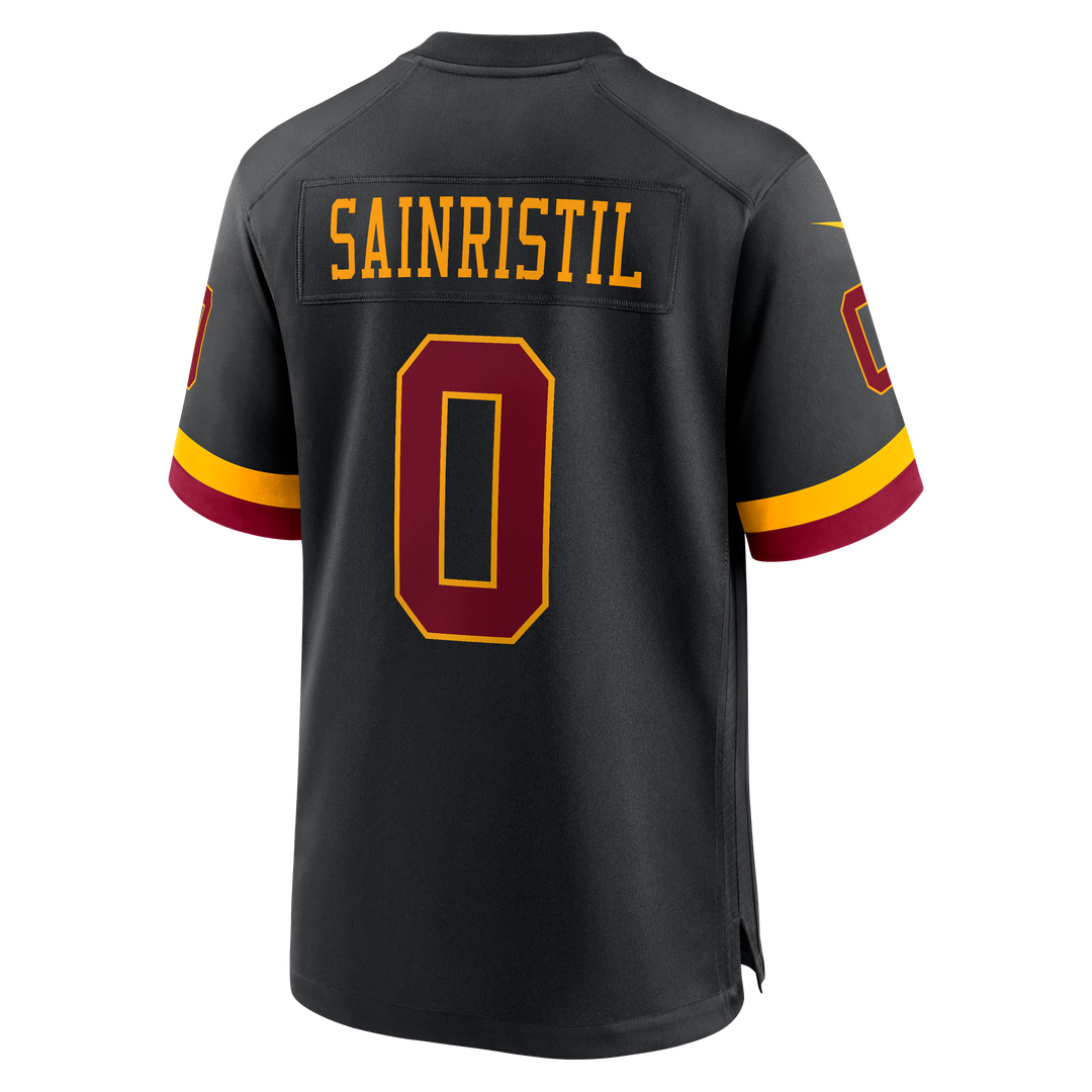 Mike Sainristil Washington Commanders Nike Black Hail Raiser Alternate Game Jersey