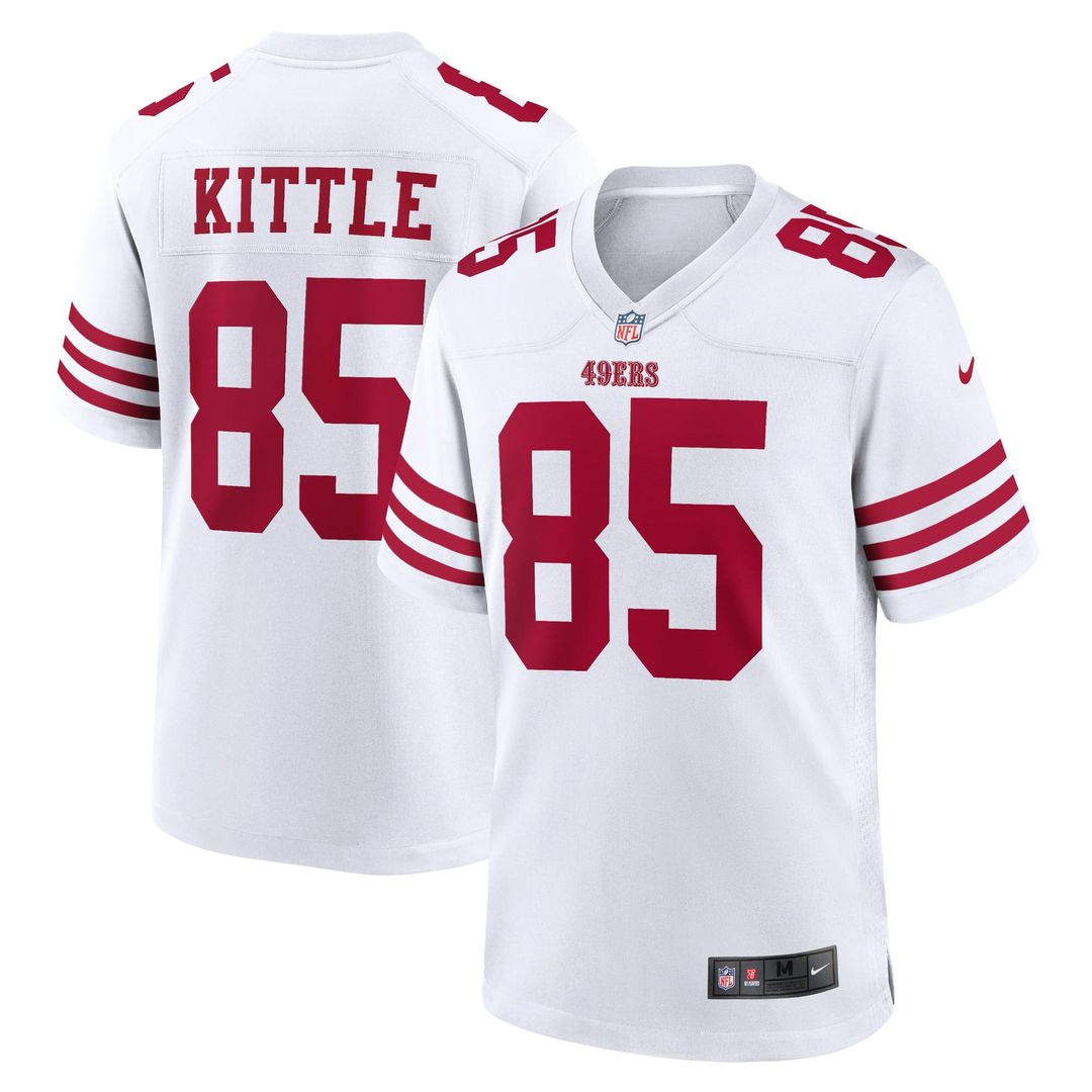 George Kittle San Francisco 49ers Nike Scarlet Player Game Jersey