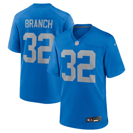 Brian Branch Detroit Lions Nike Blue Alternate Game Jersey