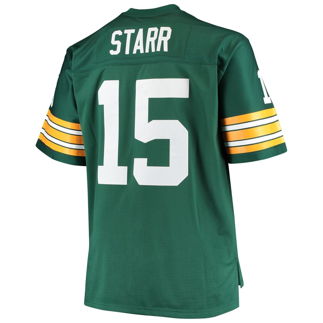 Bart Starr Green Bay Packers Mitchell & Ness Green Big & Tall 1968 Retired Player Replica Jersey