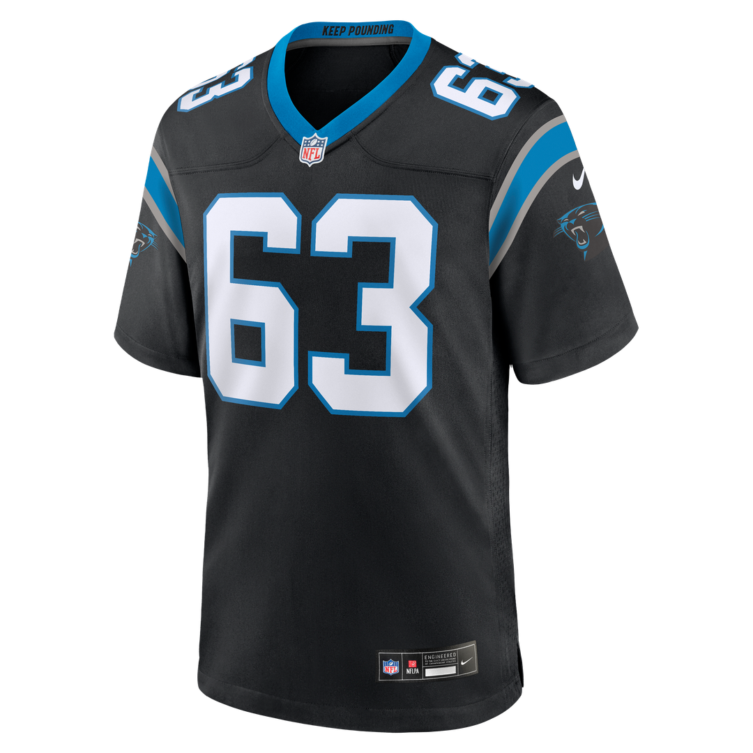 Rasheed Walker Carolina Panthers Nike Black Team Game Jersey