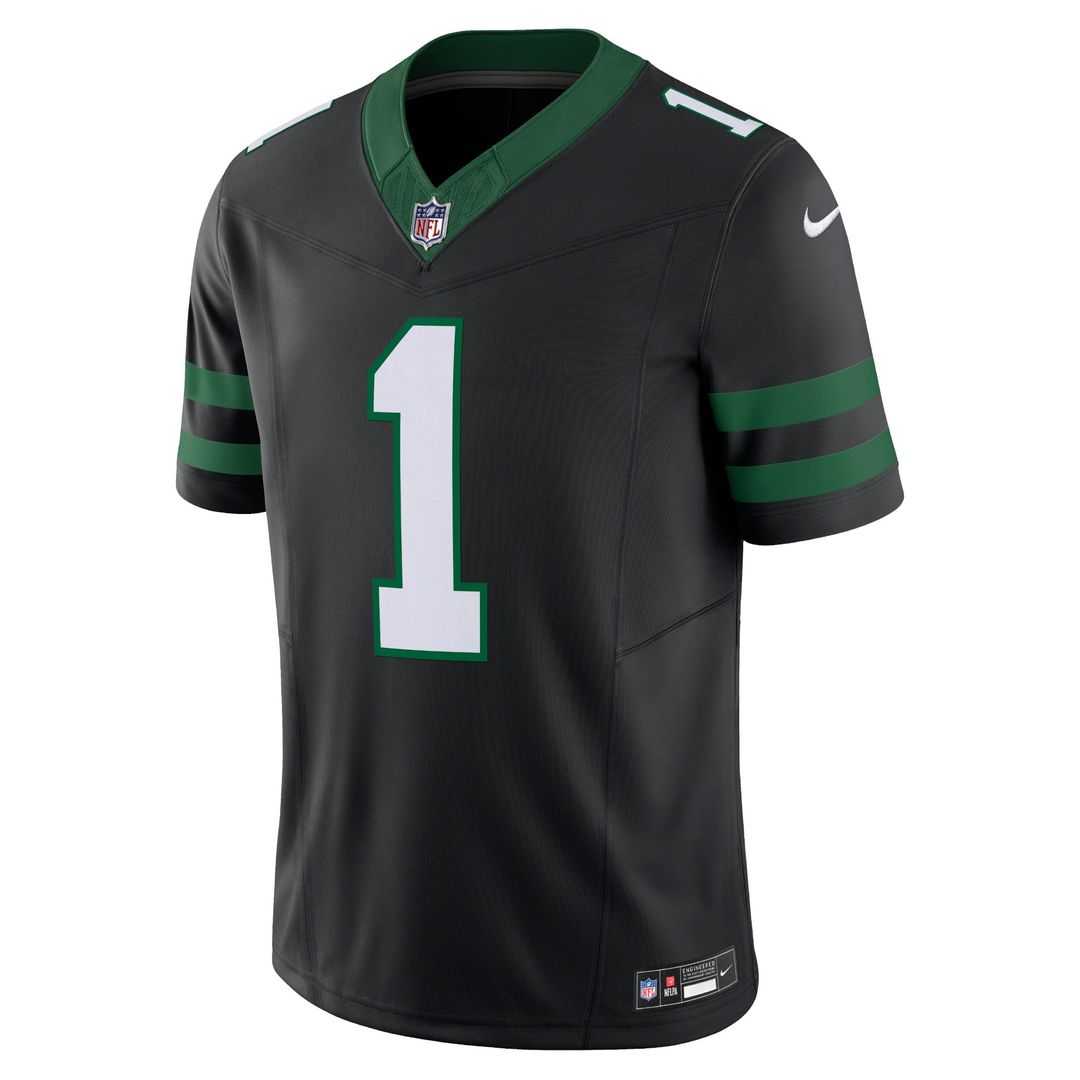 Ahmad Sauce Gardner New York Jets Nike Legacy Black Alternate Vapor F.U.S.E. Limited Jersey
