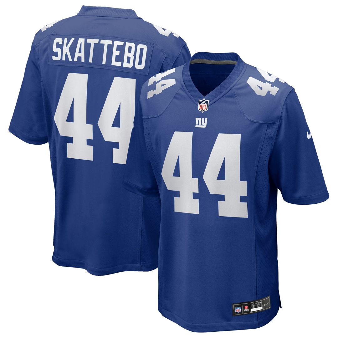 Cam Skattebo New York Giants Nike Royal Game Jersey