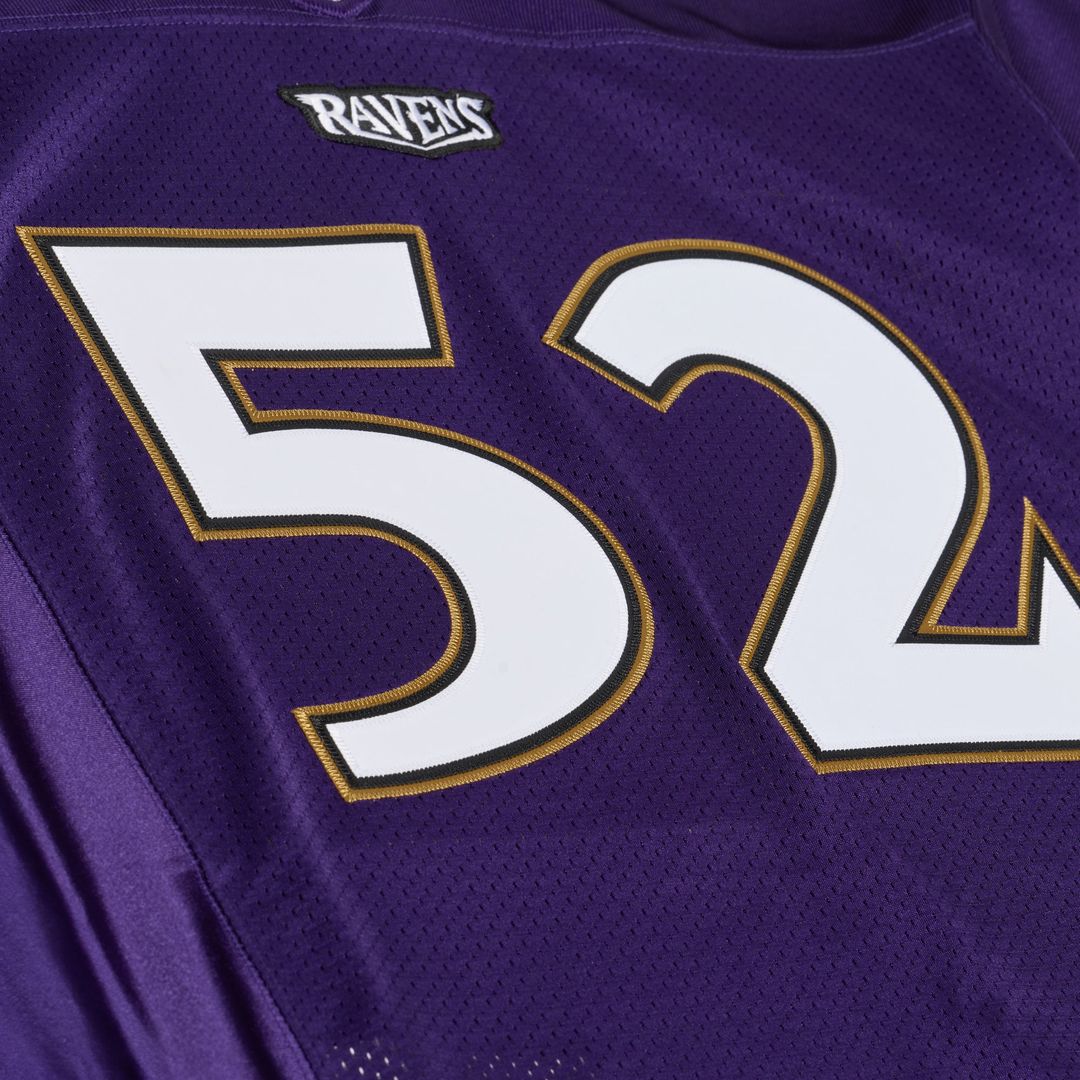 Ray Lewis Baltimore Ravens Mitchell & Ness Purple 1996 Authentic Throwback Jersey