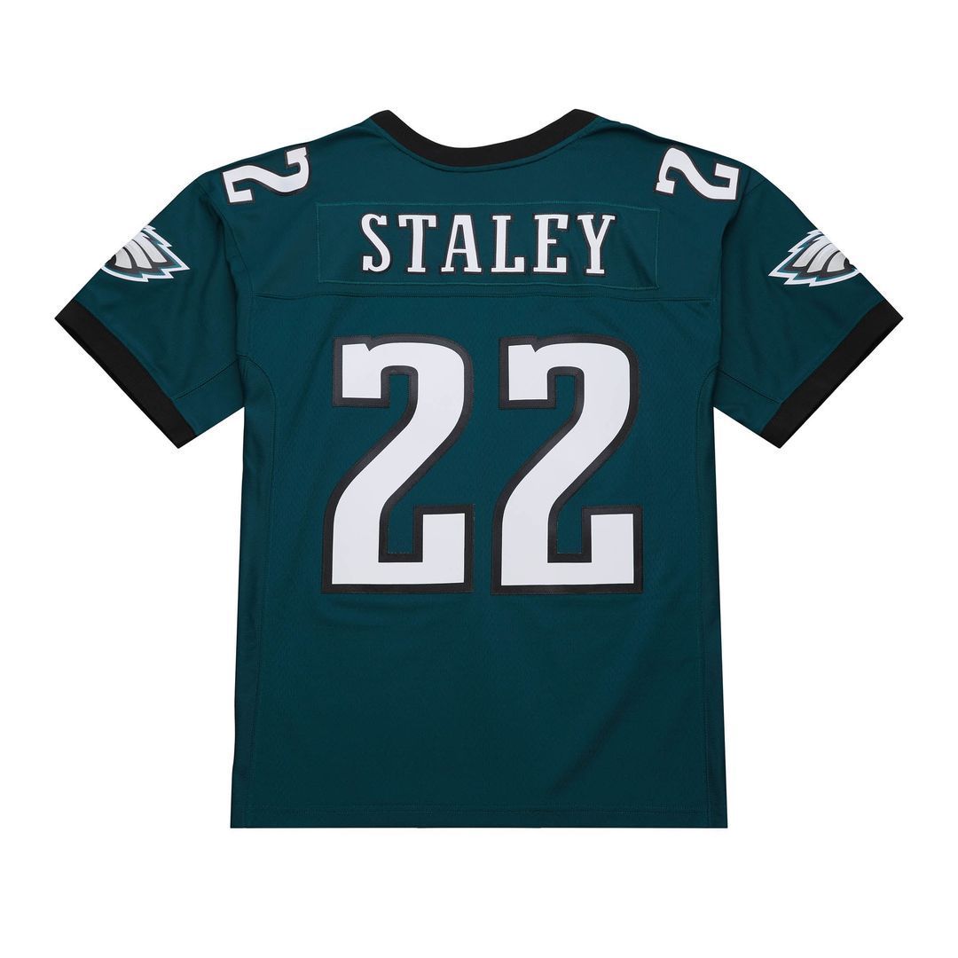 Duce Staley Philadelphia Eagles Mitchell & Ness Midnight Green 2002 Legacy Replica Jersey