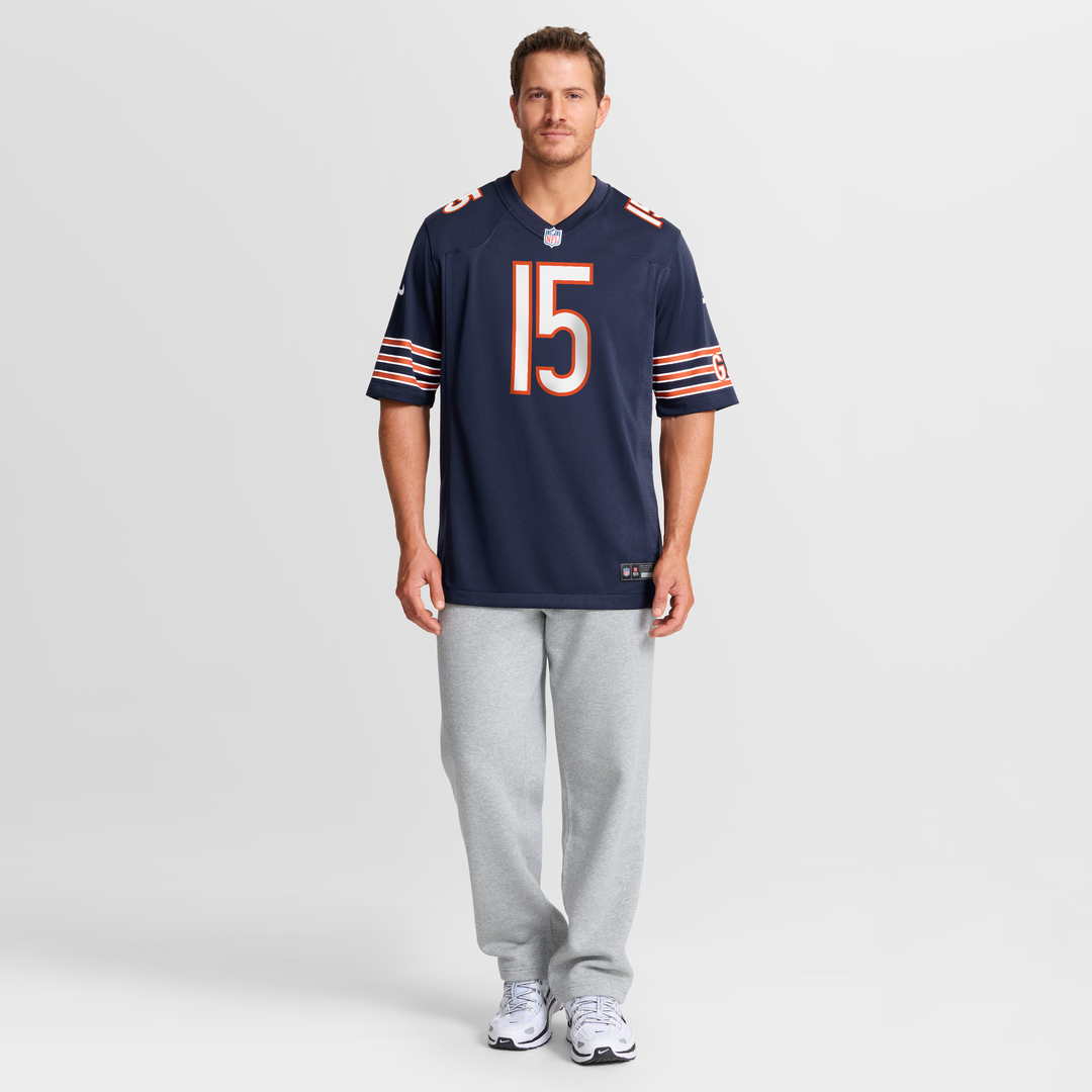 Rome Odunze Chicago Bears Nike Navy Player Game Jersey