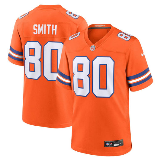 Rod Smith Denver Broncos Nike Orange Retired Player Alternate Game Jersey