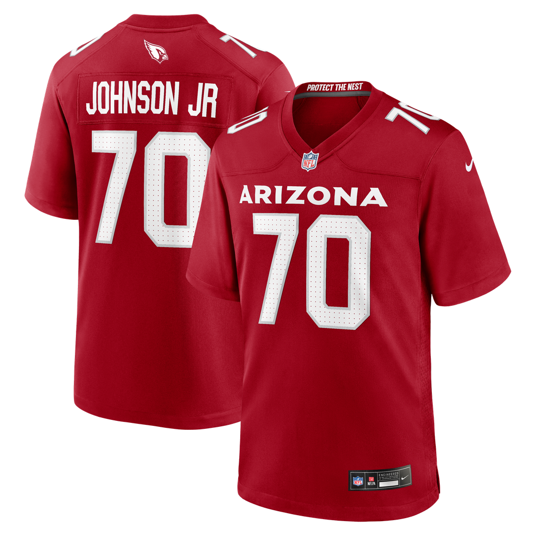 Paris Johnson Jr. Arizona Cardinals Nike Cardinal Game Jersey