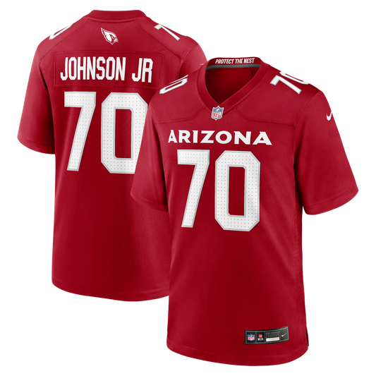 Paris Johnson Jr. Arizona Cardinals Nike Cardinal Game Jersey
