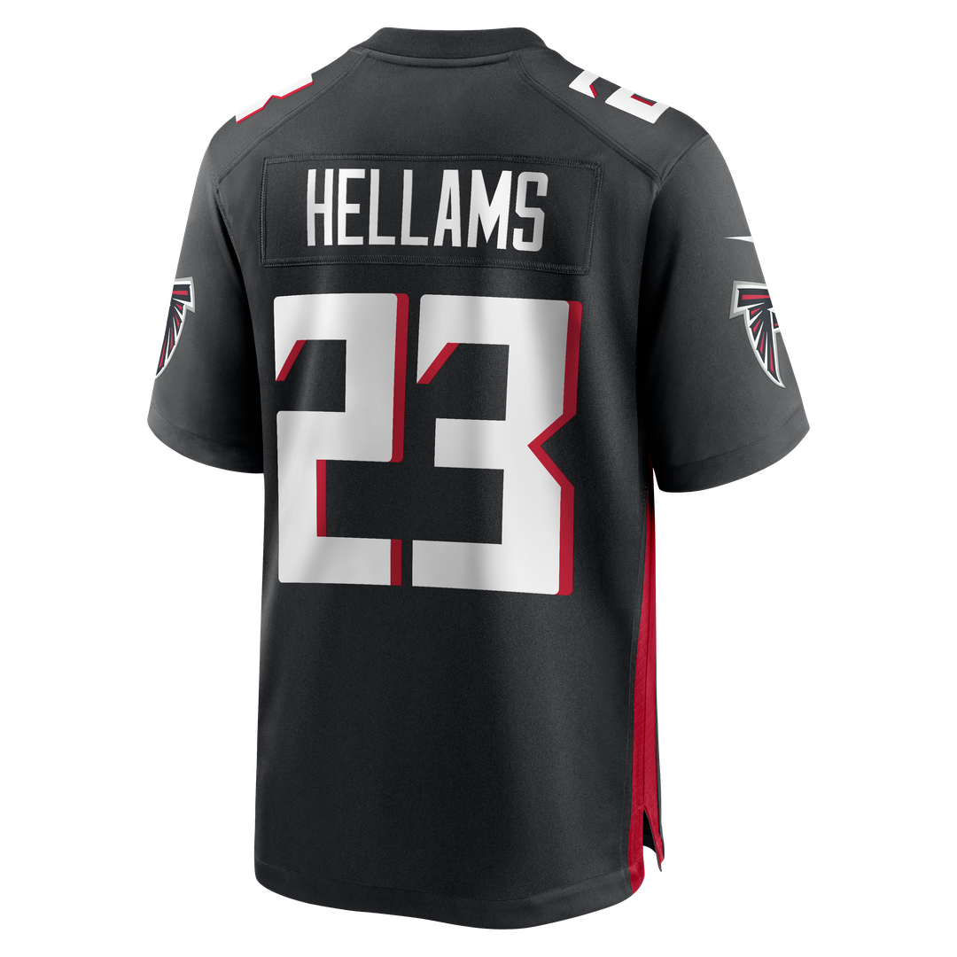 DeMarcco Hellams Atlanta Falcons Nike Black Team Game Jersey