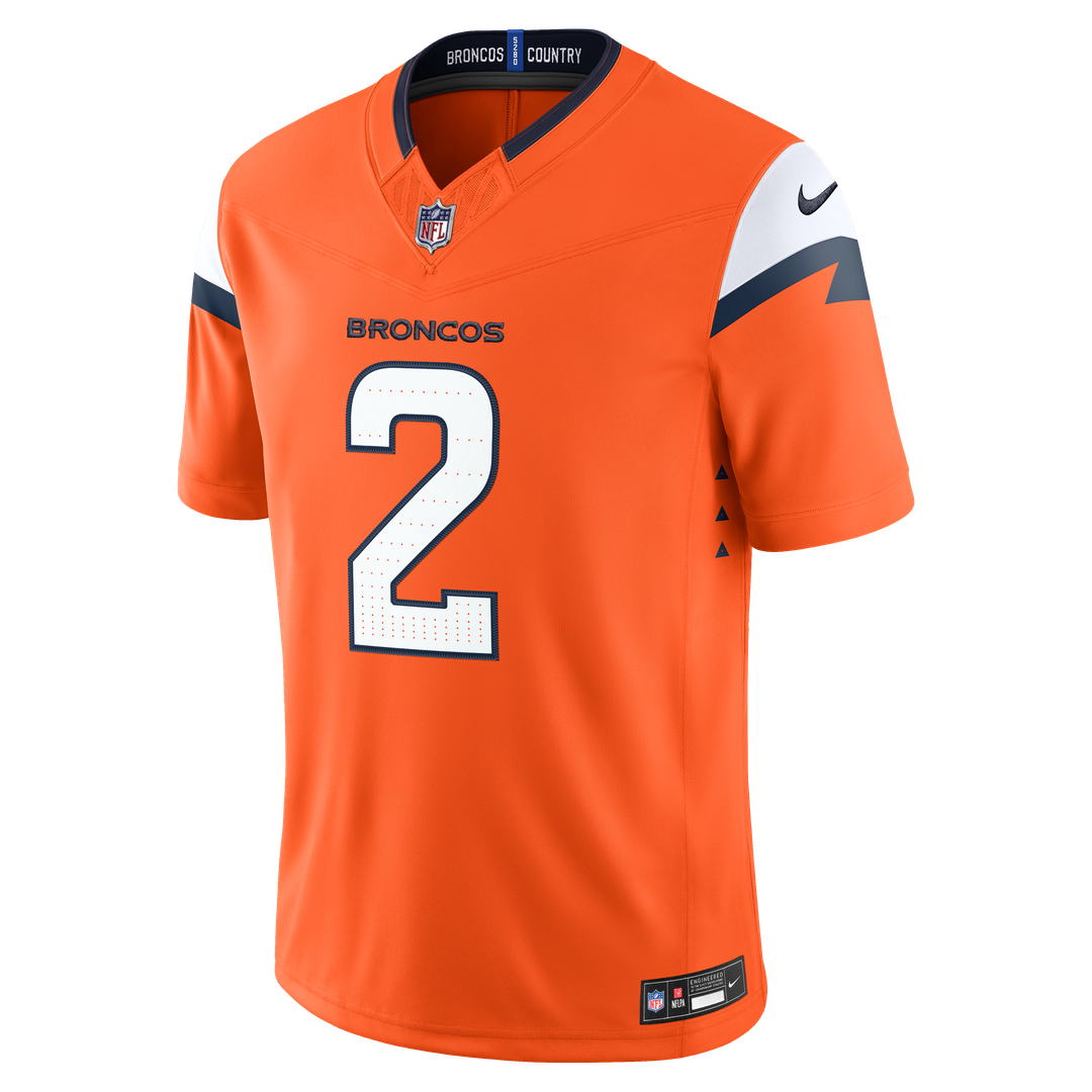 Pat Surtain II Denver Broncos Nike Navy Alternate Vapor F.U.S.E. Stitched Limited Jersey