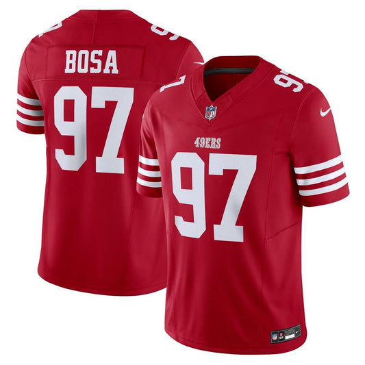 Nick Bosa San Francisco 49ers Nike Scarlet Vapor F.U.S.E. Limited Jersey
