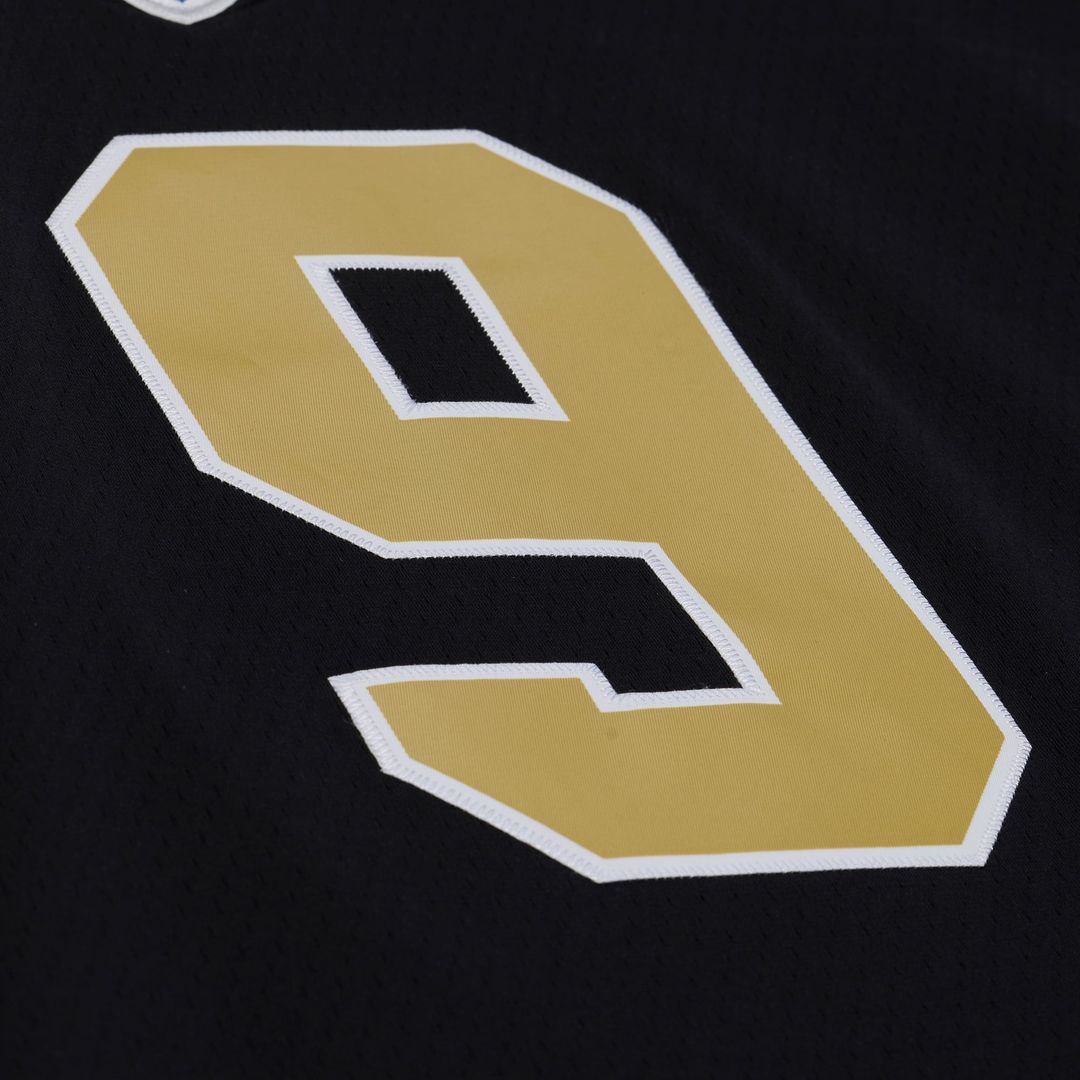 Drew Brees New Orleans Saints Mitchell & Ness Black Big & Tall 2009 Legacy Retired Player Jersey