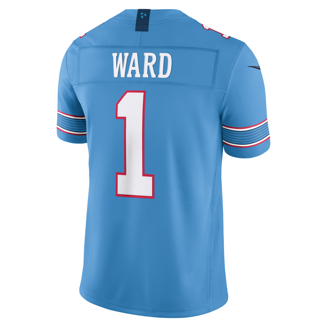 Cameron Ward Tennessee Titans Nike Light Blue Team Vapor F.U.S.E. Stitched Limited Jersey
