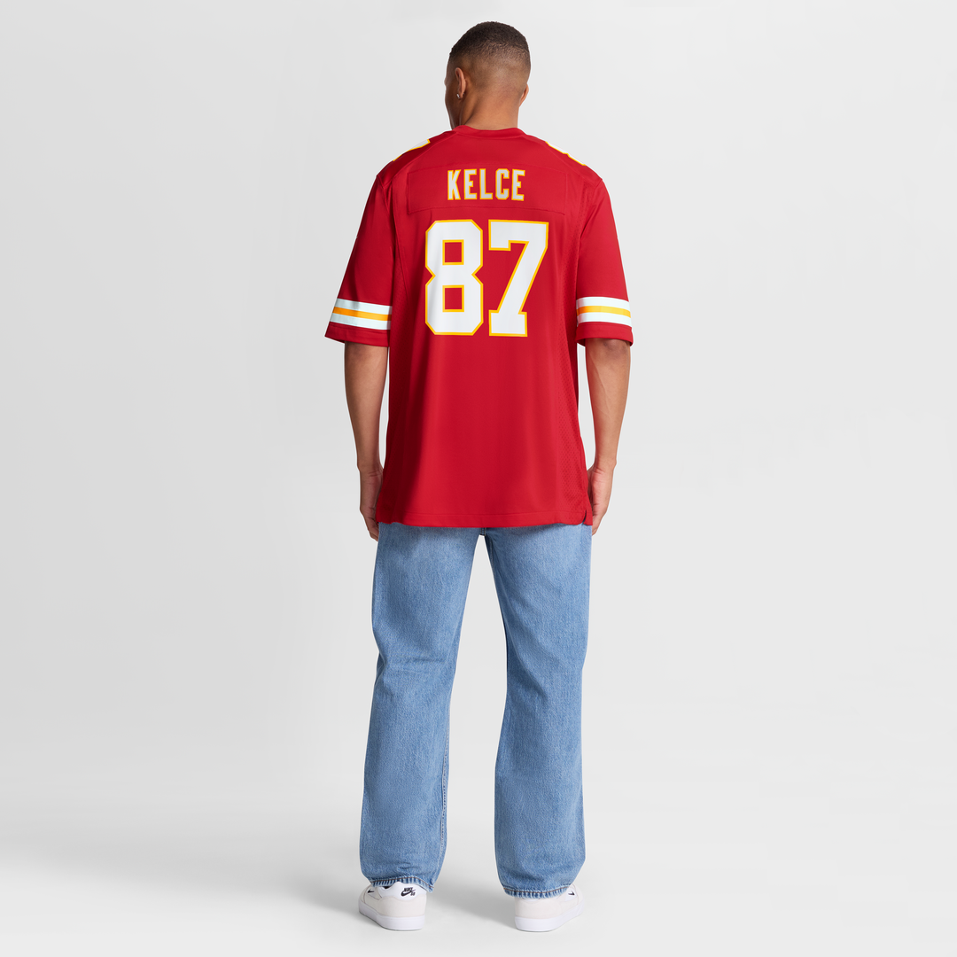 Travis Kelce Kansas City Chiefs Nike Red Game Jersey