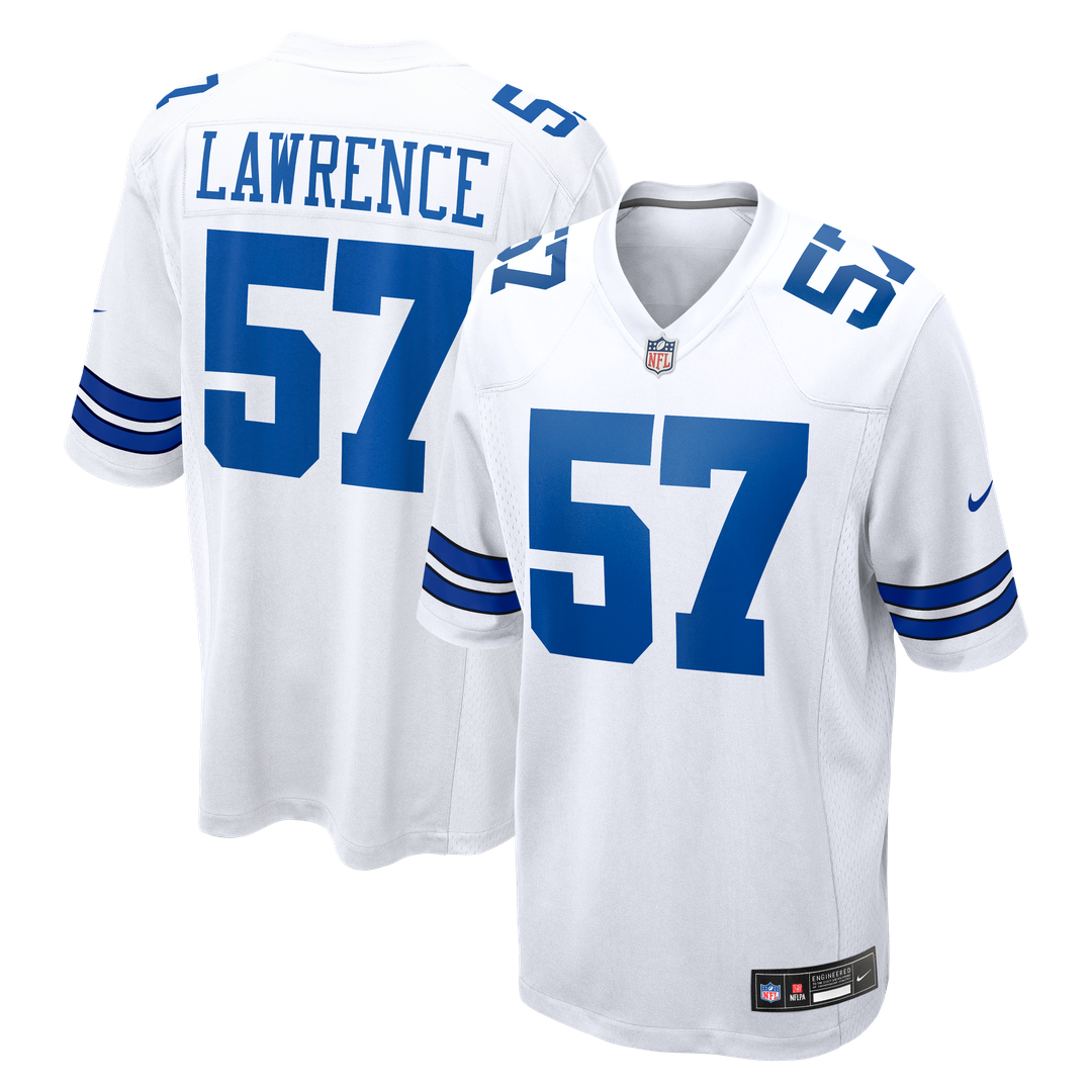 Malachi Lawrence Dallas Cowboys Nike White Game Jersey