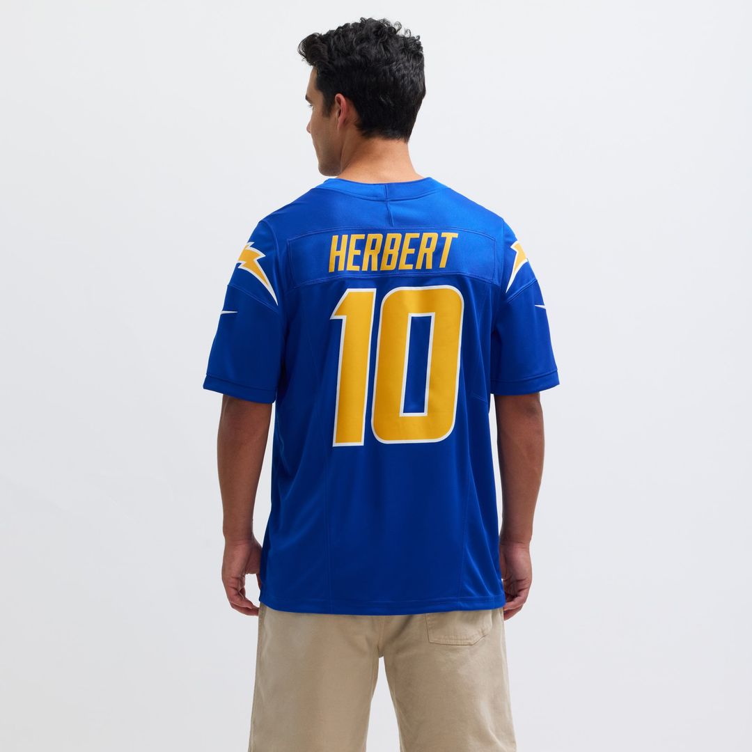Justin Herbert Los Angeles Chargers Nike Royal Vapor F.U.S.E. Limited Jersey