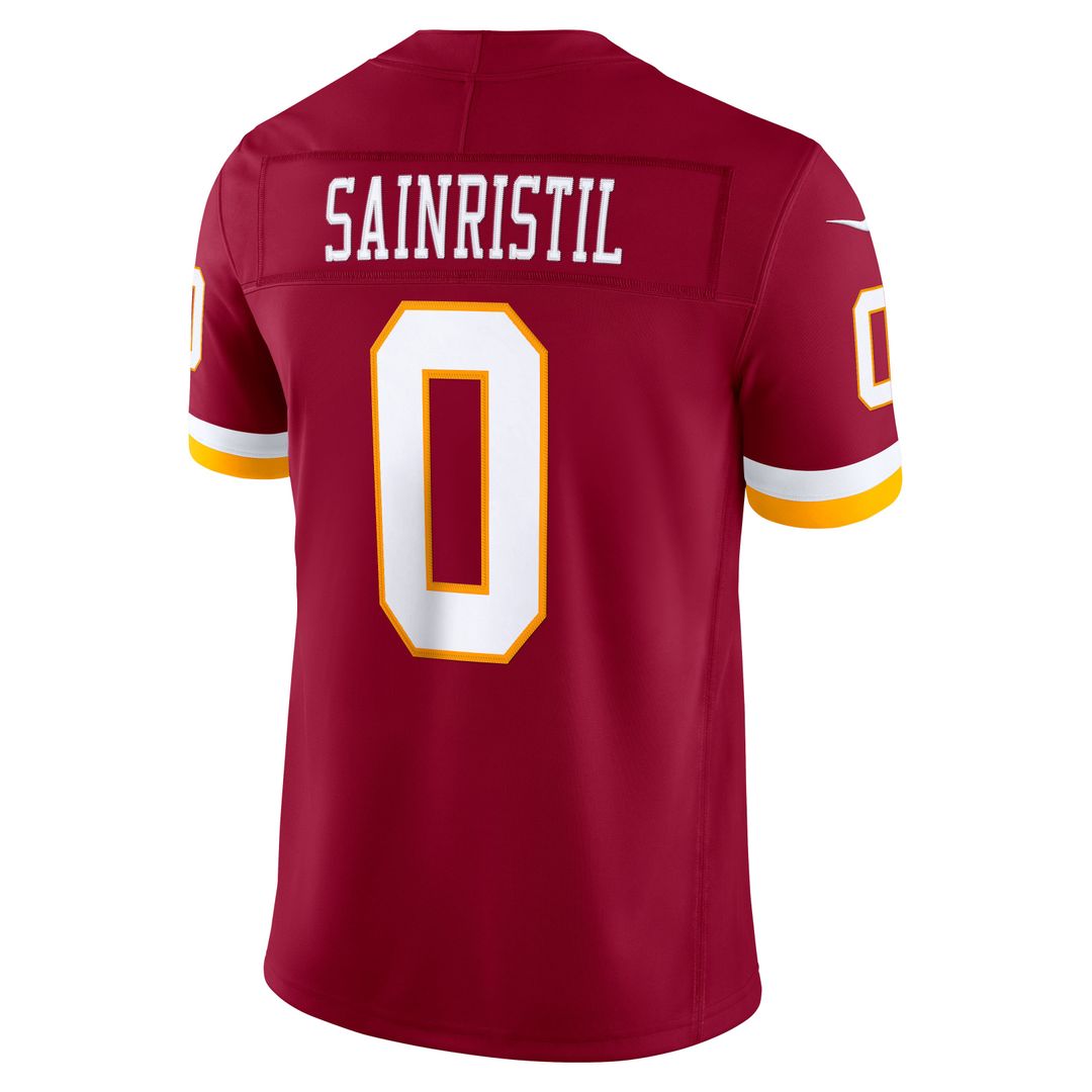 Mike Sainristil Washington Commanders Nike Burgundy Team Vapor F.U.S.E. Stitched Limited Jersey