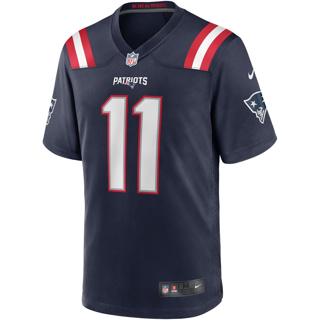 Drew Bledsoe New England Patriots Nike Navy Game Retired Player Jersey