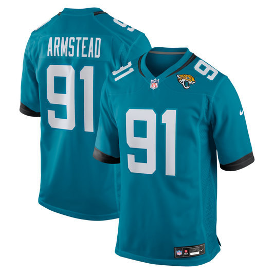Arik Armstead Jacksonville Jaguars Nike Teal Team Game Jersey