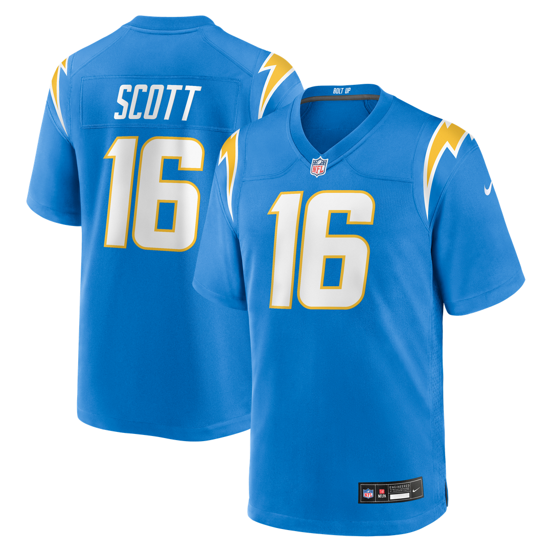 JK Scott Los Angeles Chargers Nike Powder Blue Game Jersey