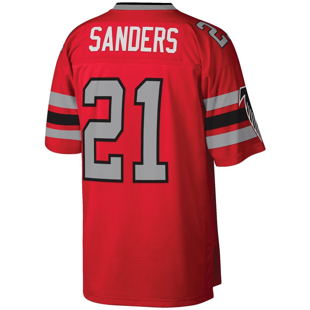 Deion Sanders Atlanta Falcons Mitchell & Ness Red Legacy Replica Jersey