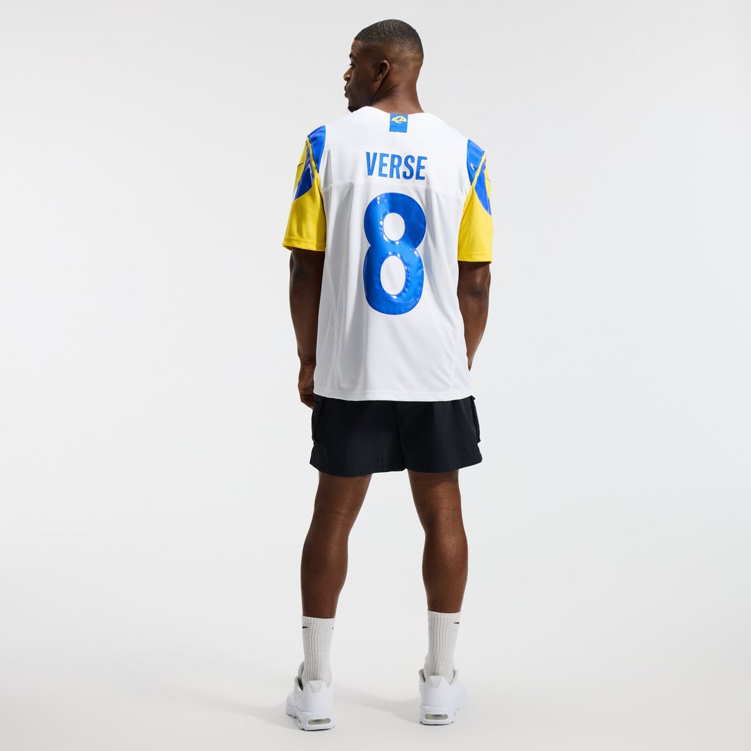 Jared Verse Los Angeles Rams Nike White Vapor F.U.S.E. Stitched Limited Jersey