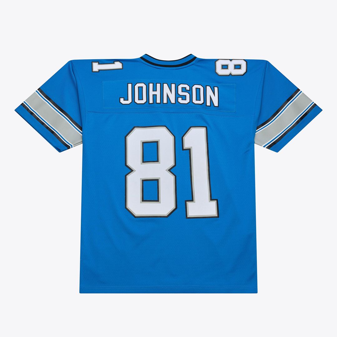 Calvin Johnson Detroit Lions Mitchell & Ness Blue 2007 Legacy Replica Jersey