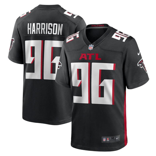 Zach Harrison Atlanta Falcons Nike Black Team Game Jersey