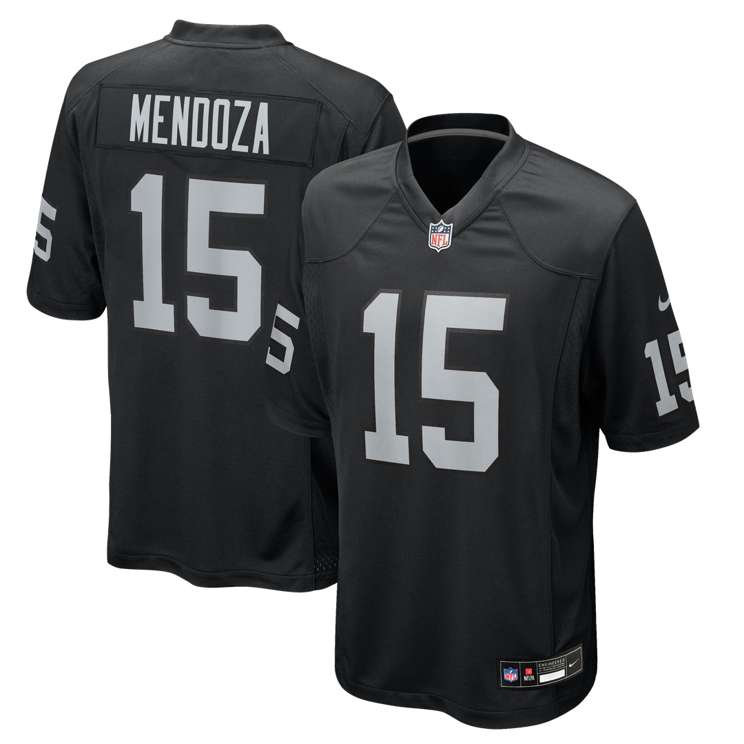 Fernando Mendoza Las Vegas Raiders Nike Black Team Game Jersey