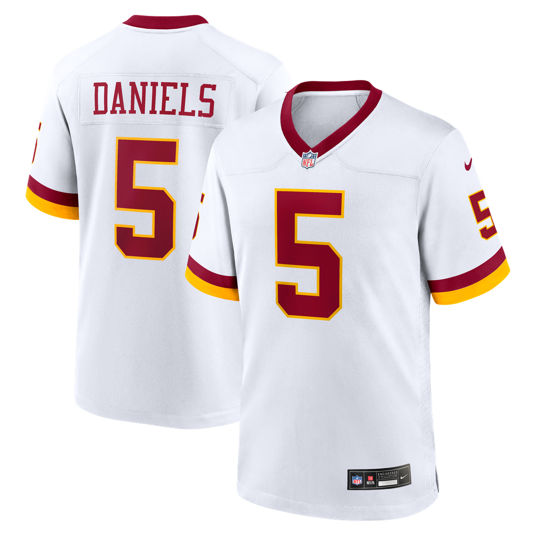 Jayden Daniels Washington Commanders Nike Burgundy Game Jersey