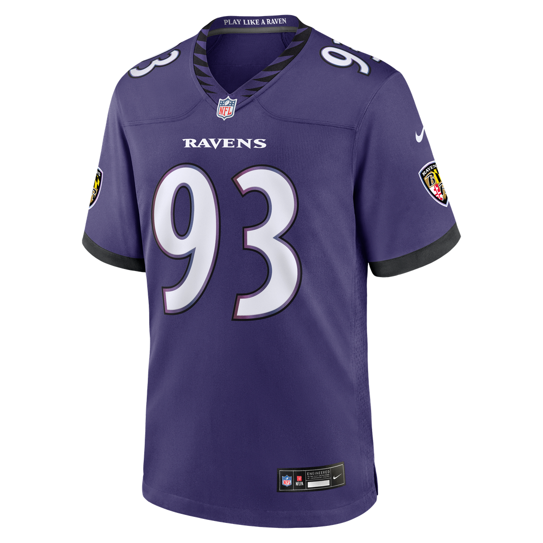 Calais Campbell Baltimore Ravens Nike Purple Team Game Jersey