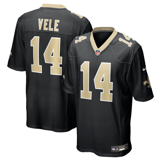 Devaughn Vele New Orleans Saints Nike Black Team Game Jersey