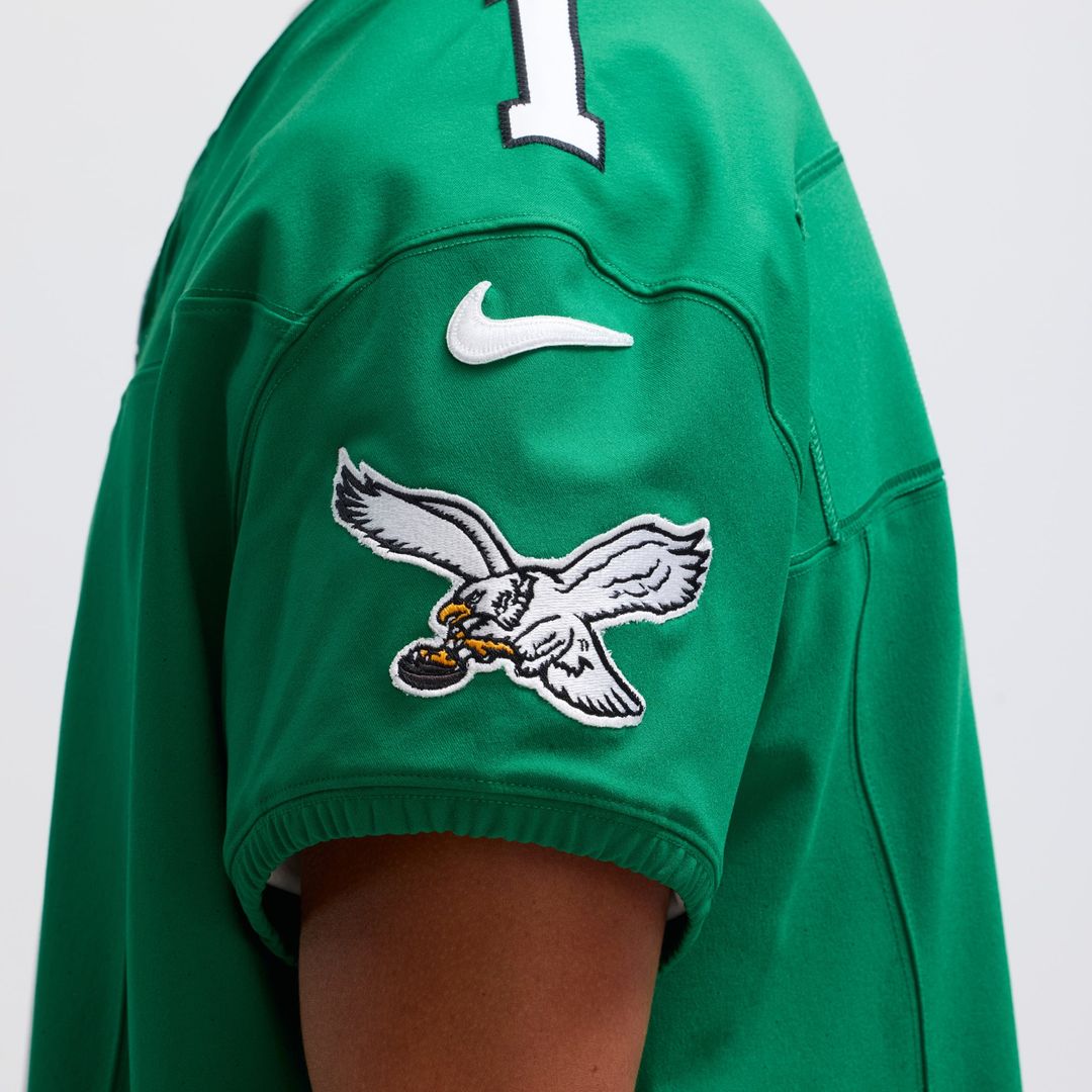 Jalen Hurts Philadelphia Eagles Nike Kelly Green Alternate Vapor F.U.S.E. Elite Jersey