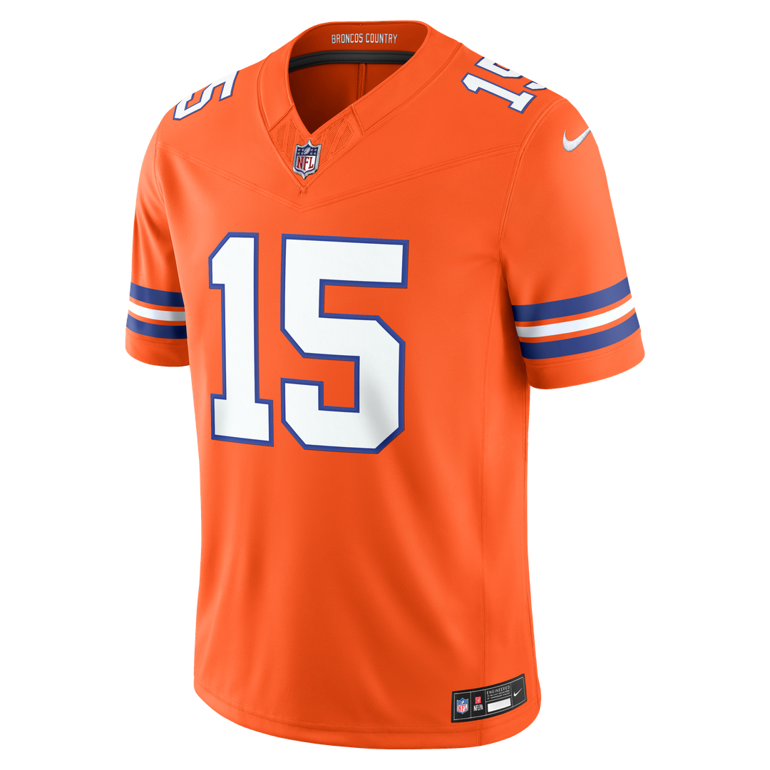 Nik Bonitto Denver Broncos Nike Navy Alternate Vapor F.U.S.E. Stitched Limited Jersey