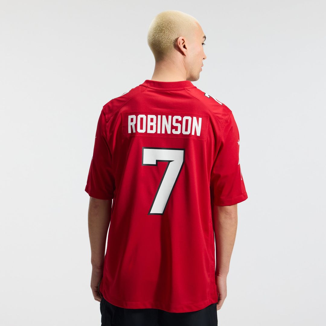 Bijan Robinson Atlanta Falcons Nike White Game Jersey