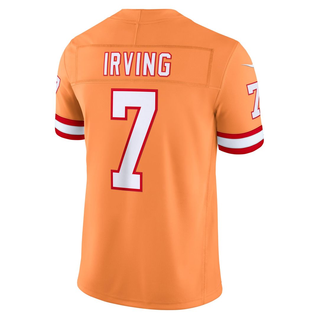 Bucky Irving Tampa Bay Buccaneers Nike Creamsicle Alternate Vapor F.U.S.E. Stitched Limited Jersey