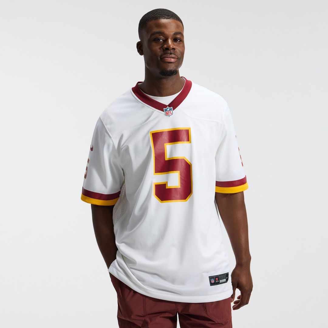 Jayden Daniels Washington Commanders Nike Burgundy Game Jersey