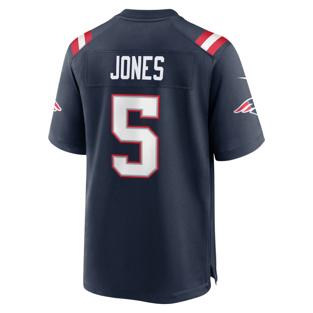 Dre'Mont Jones New England Patriots Nike Navy Team Game Jersey