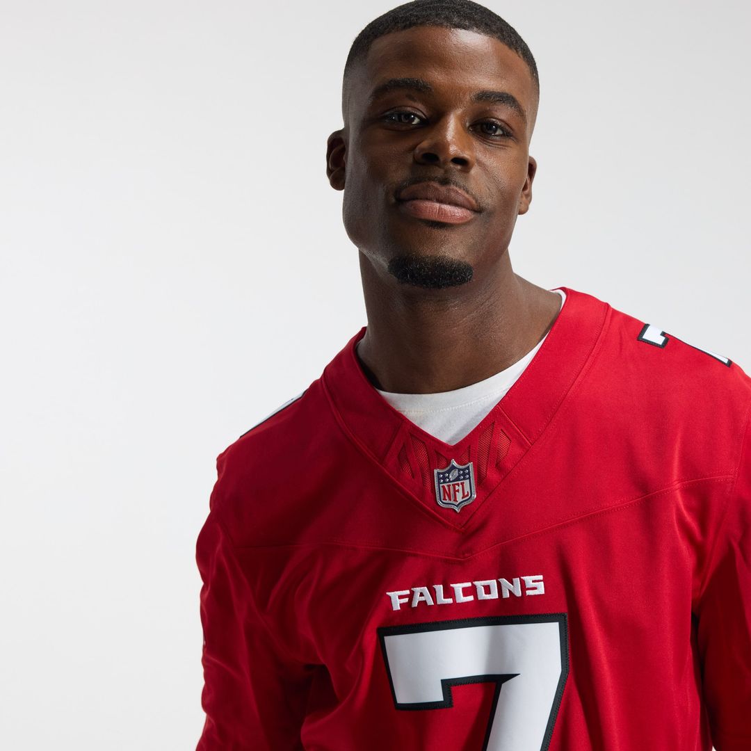 Bijan Robinson Atlanta Falcons Nike Black Alternate Throwback Vapor F.U.S.E. Stitched Limited Jersey