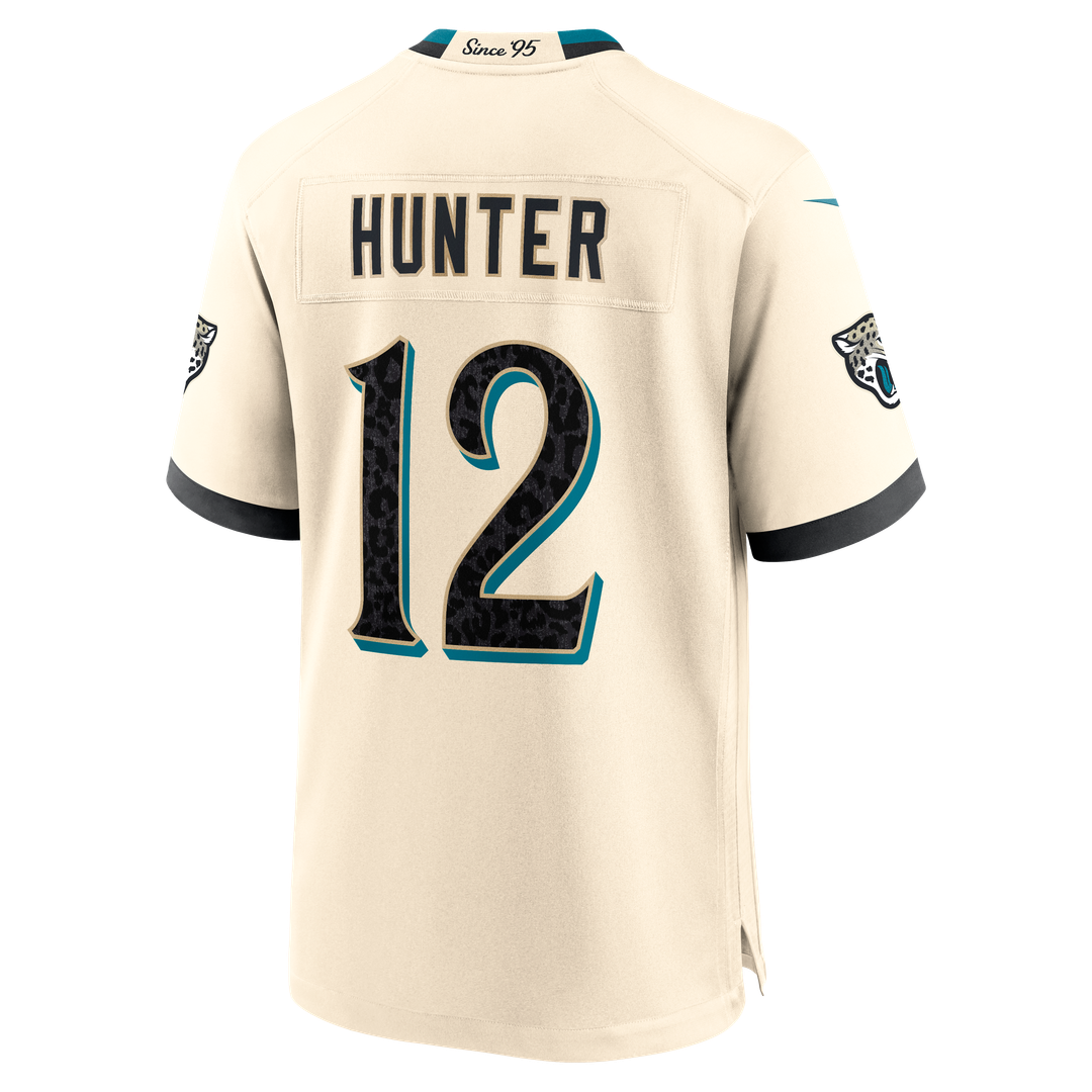 Travis Hunter Jacksonville Jaguars Nike Natural 2026 Rivalries Collection Game Jersey