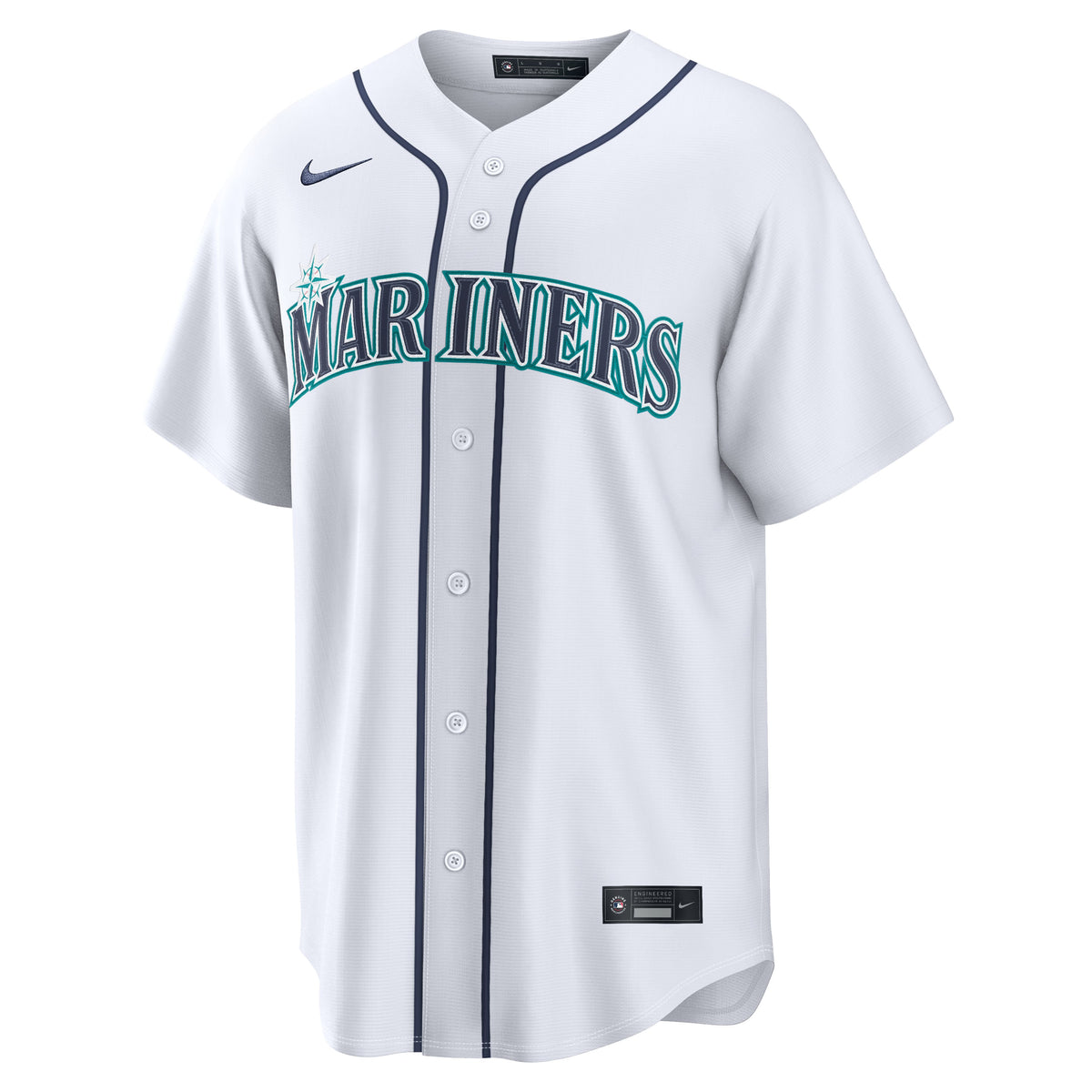 Seattle Mariners Luke Raley Nike White Home Replica Jersey