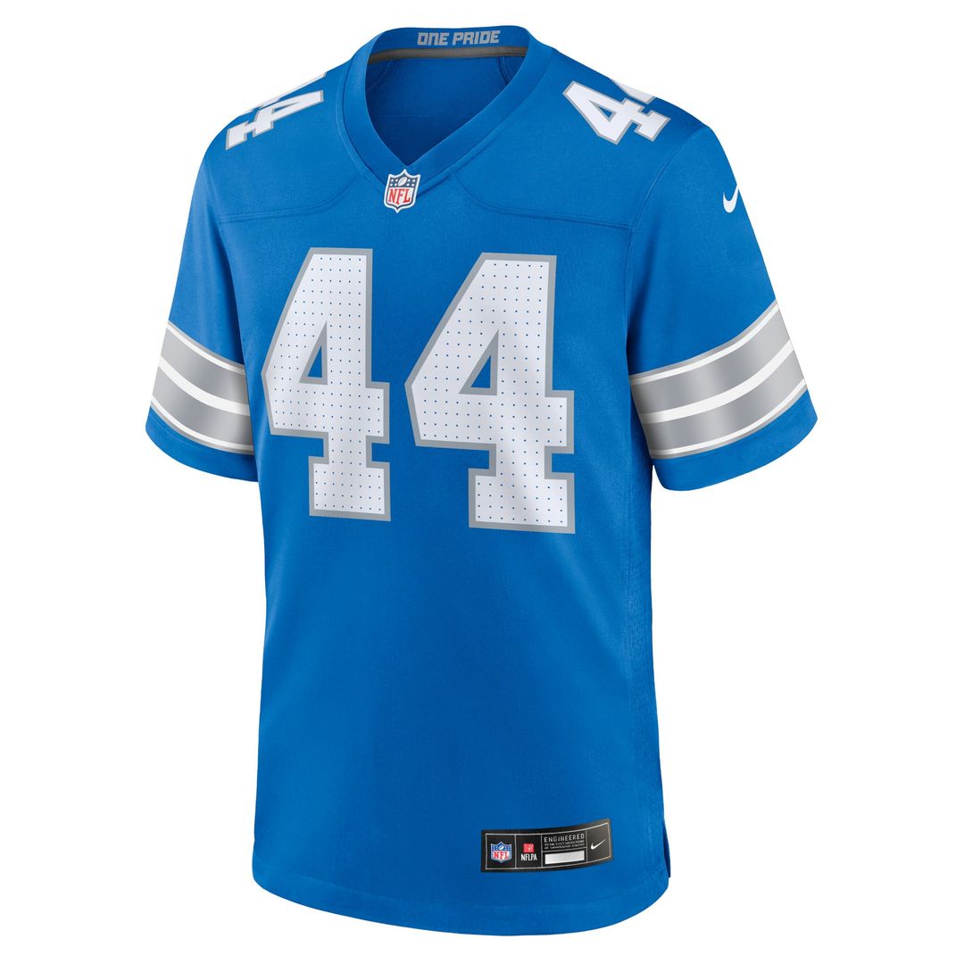 Malcolm Rodriguez Detroit Lions Nike Blue Game Jersey