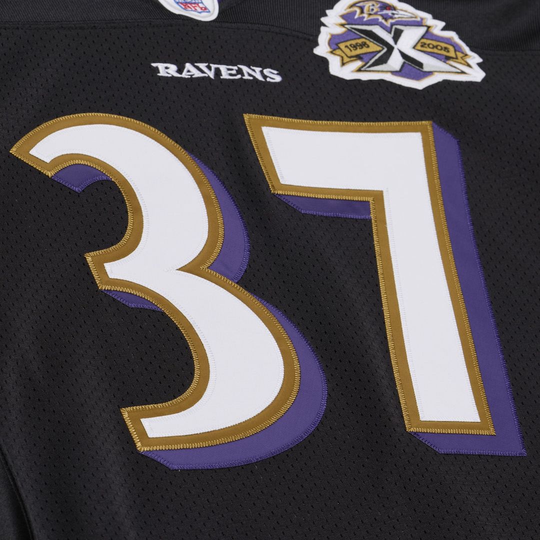 Deion Sanders Baltimore Ravens Mitchell & Ness Black 2005 Authentic Throwback Jersey