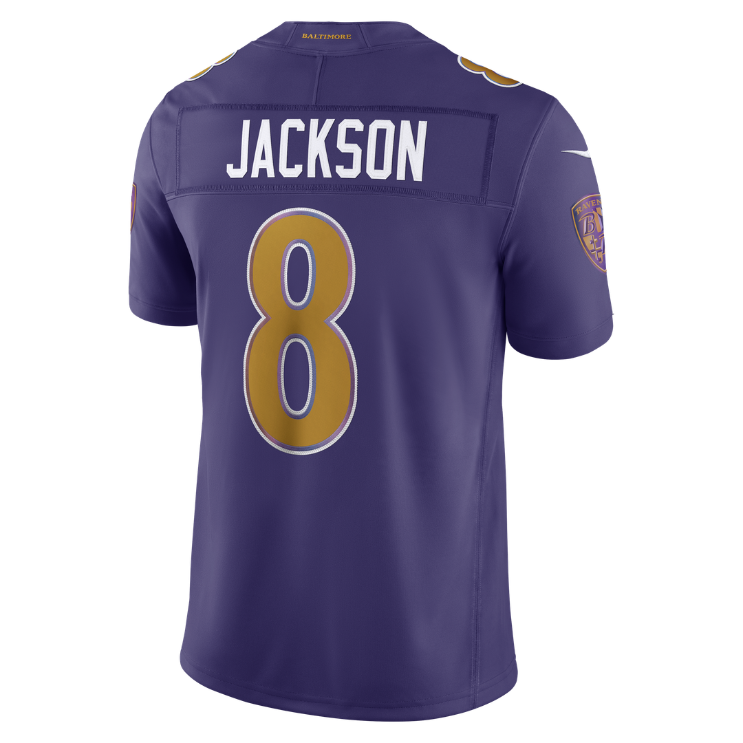 Lamar Jackson Baltimore Ravens Nike Purple Alternate Vapor F.U.S.E. Stitched Limited Jersey